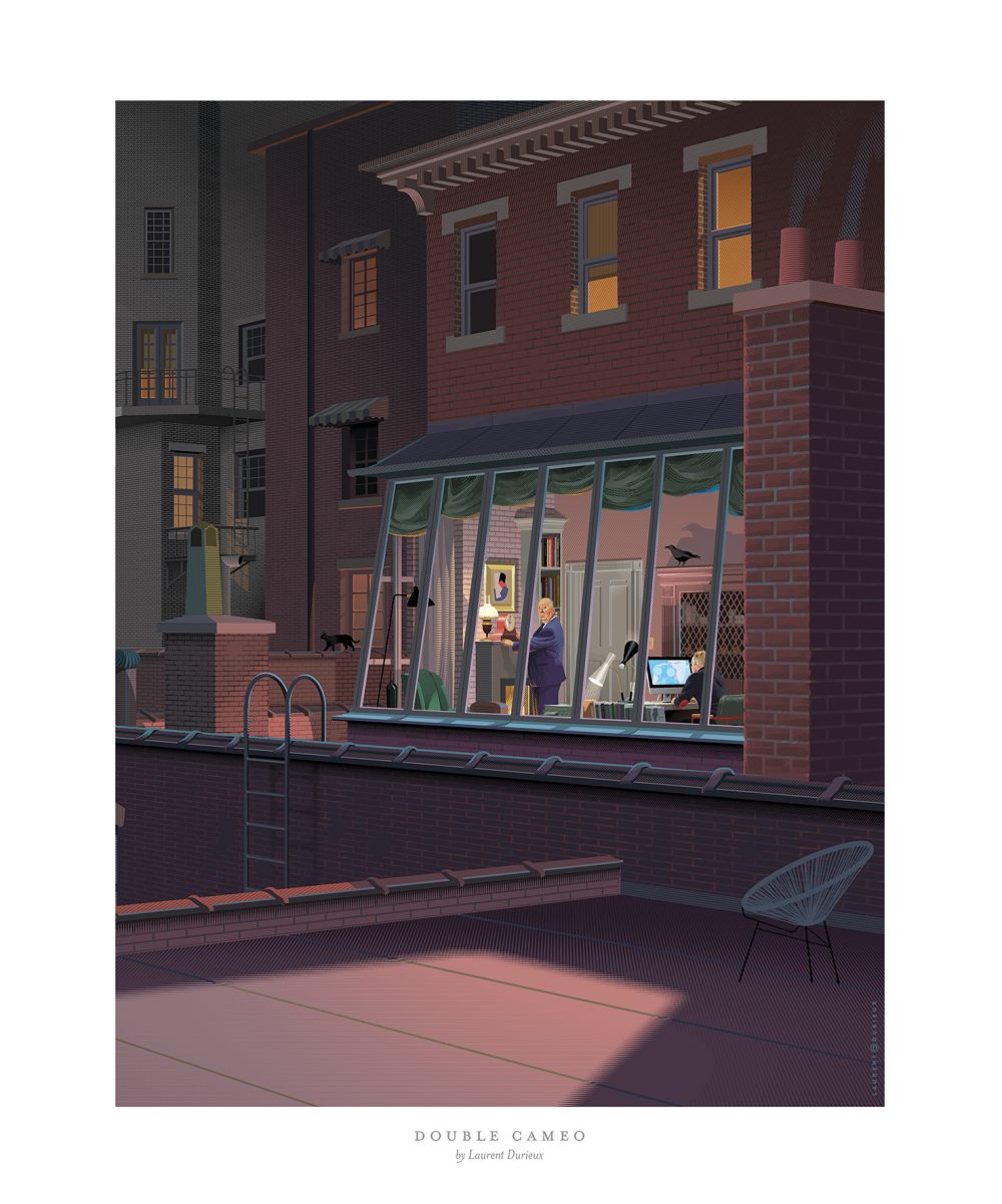 Affiche Offset Les Arts Dessiné #1 - Laurent Durieux - Double Cameo